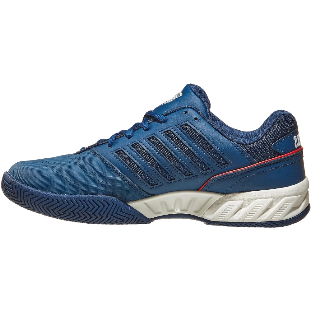 K-Swiss Men’s Court Express Tennis Shoes (White/Blue Opal/Lollipop) - Image 2