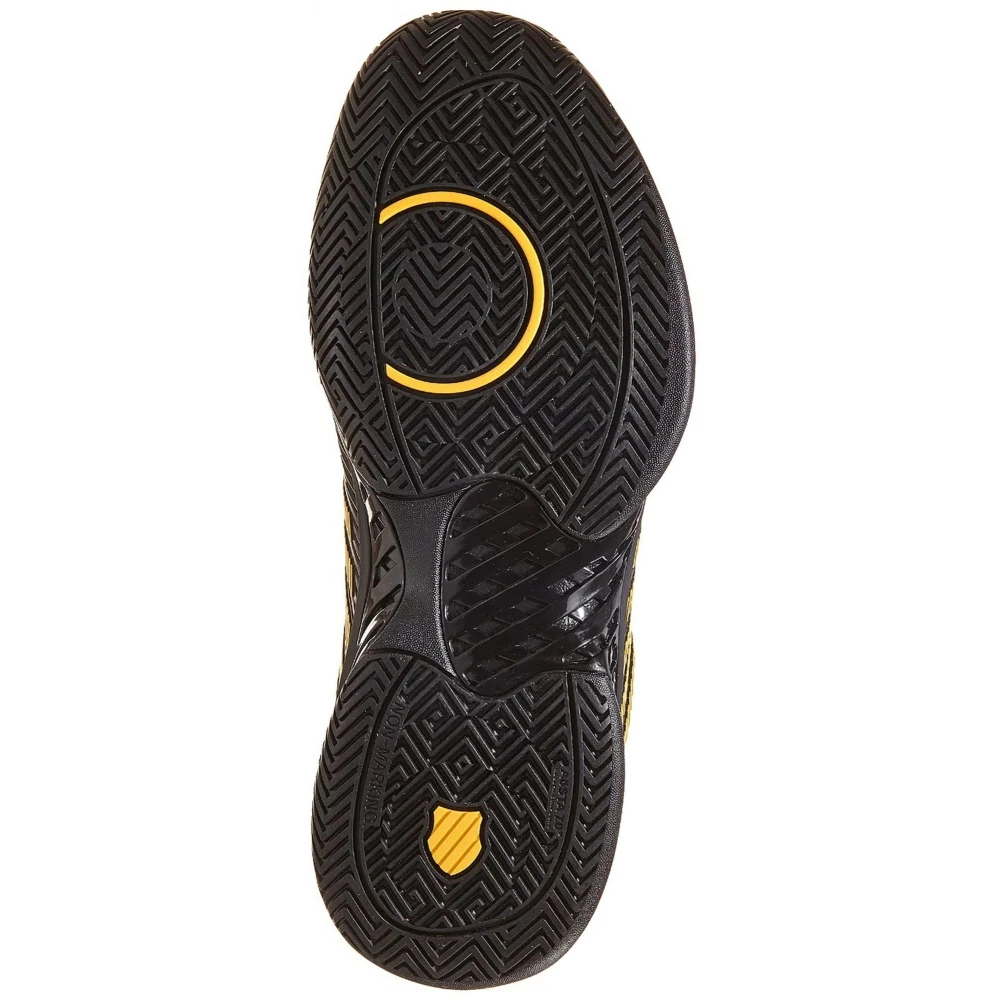 K-Swiss Men’s Hypercourt Express 2 Tennis Shoes (Moonless Night/Amber Yellow) - Image 3
