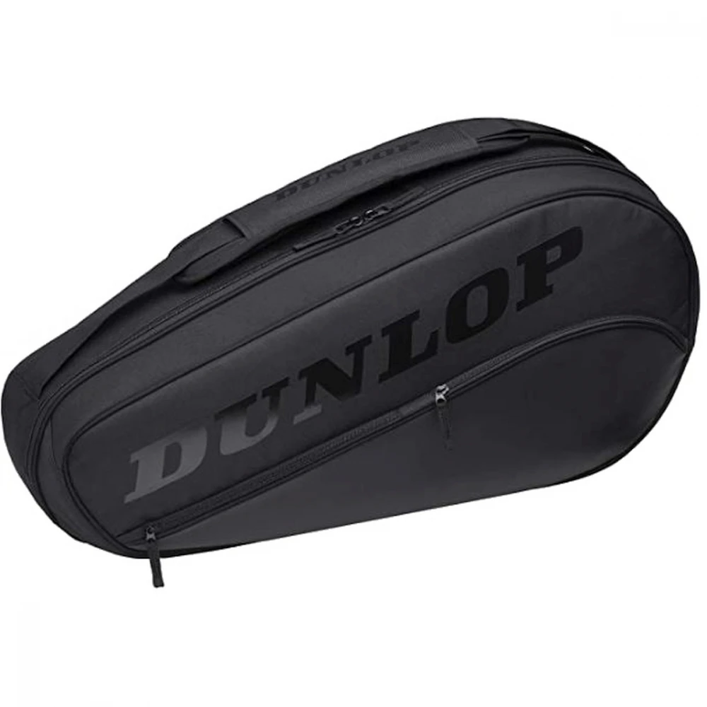 Dunlop Team 3 Racquet Thermo Tennis Bag (Black/Black)