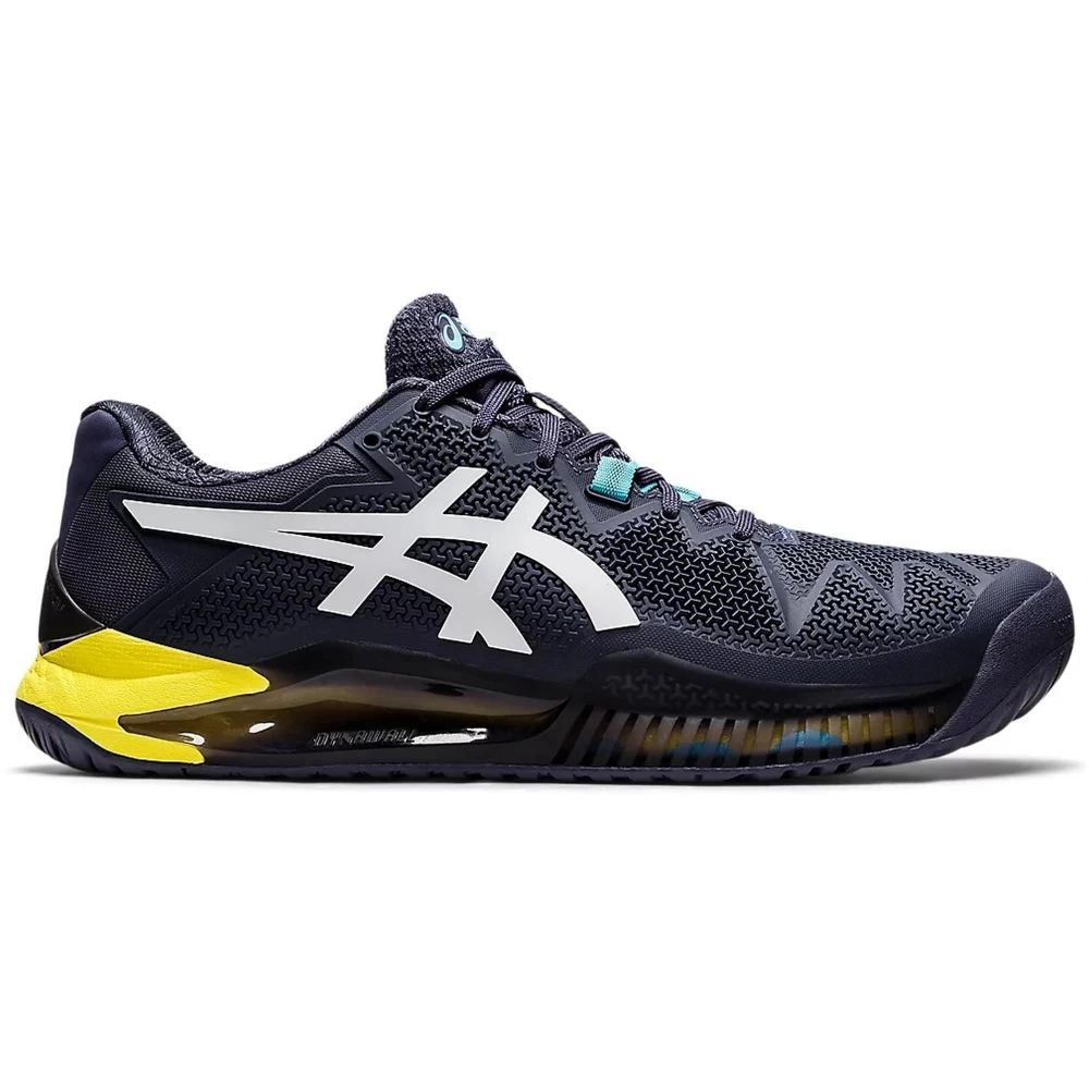 ASICS Men’s Gel-Resolution 8 Tennis Shoes (Indigo Fog/White) 3 ASICS Men’s Gel-Resolution 8 Tennis Shoes (Indigo Fog/White)