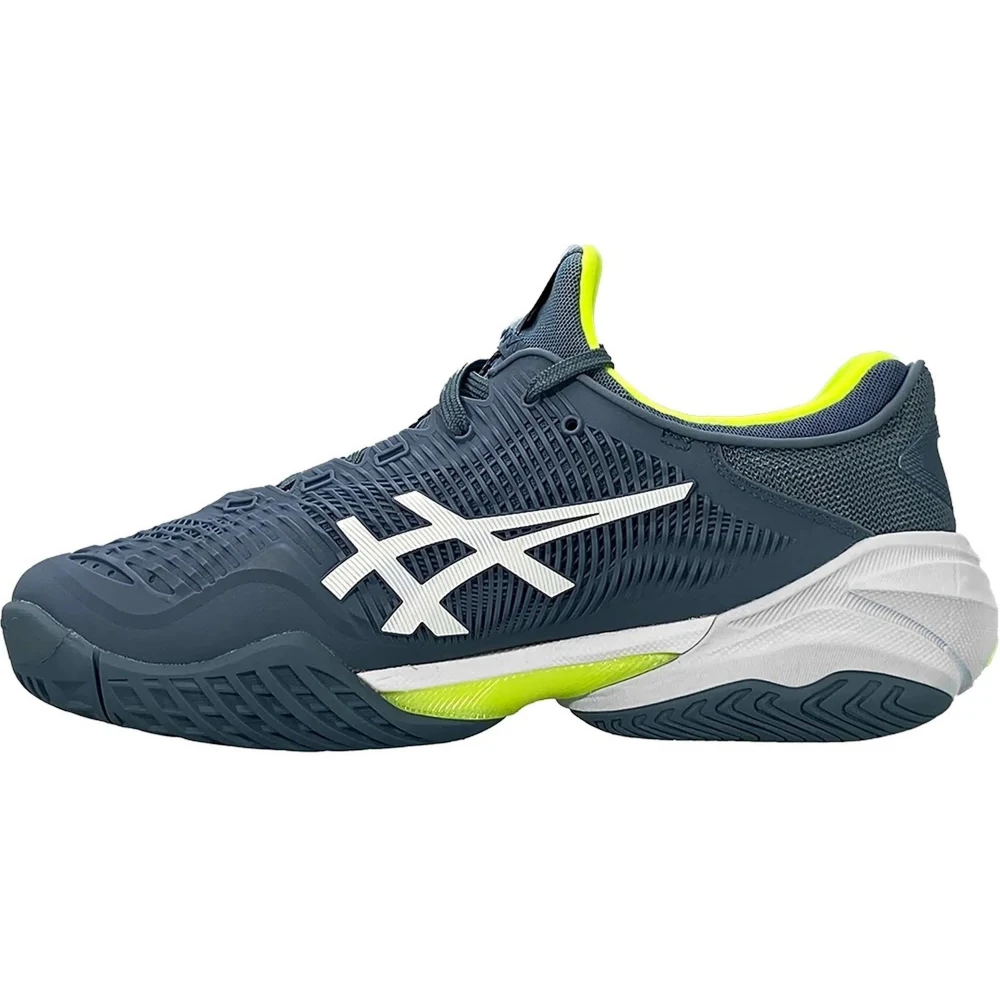 Asics Men’s Court FF 3 Tennis Shoes (Steel Blue/White) 4 Asics Men’s Court FF 3 Tennis Shoes (Steel Blue/White) - Image 2