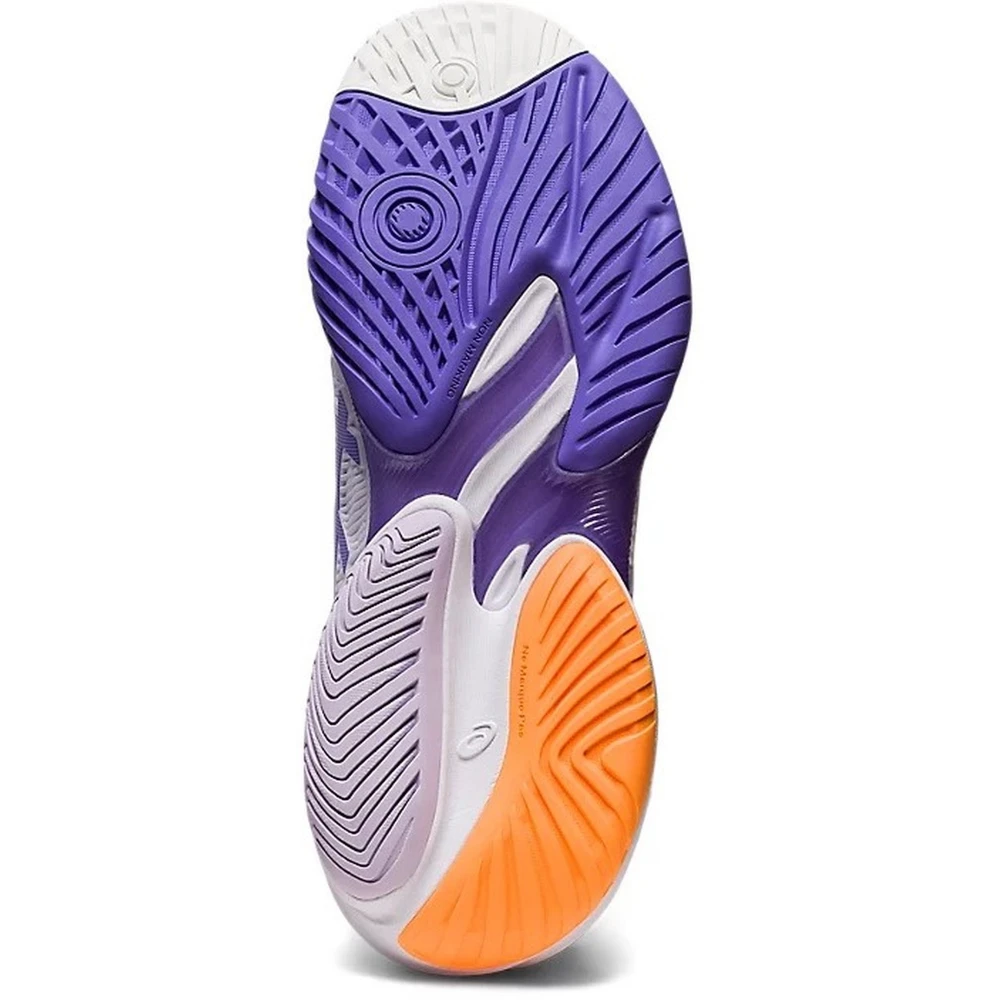 Asics Women’s Court FF 3 Tennis Shoes (White/Amethyst) - Image 3