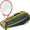 Babolat Boost Strike + Yellow Club Bag Tennis Starter Bundle -Tennis Equipment Shop 121210 313 BNDL Babolat Boost S Strung Tennis Racket 1000 1000