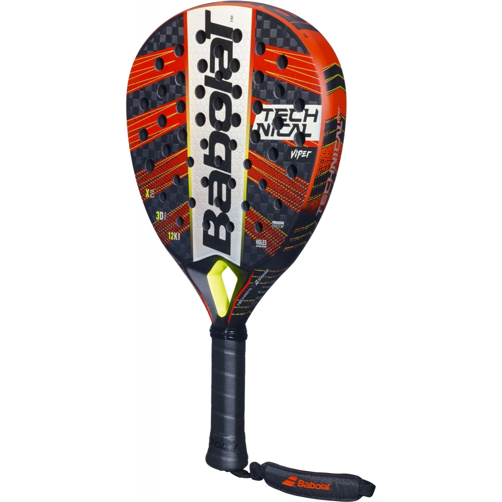 Babolat Technical Viper Padel Racket (Red/Black) 4 Babolat Technical Viper Padel Racket (Red/Black) - Image 2