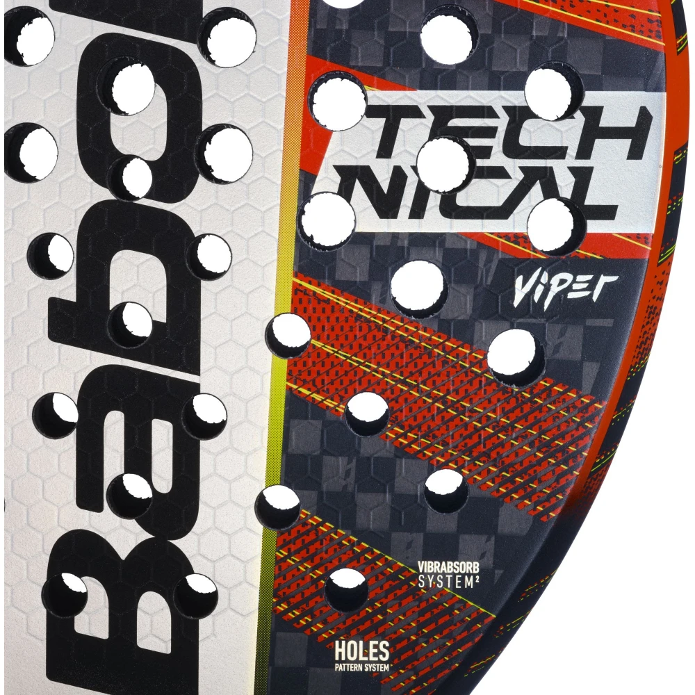 Babolat Technical Viper Padel Racket (Red/Black) 5 Babolat Technical Viper Padel Racket (Red/Black) - Image 3