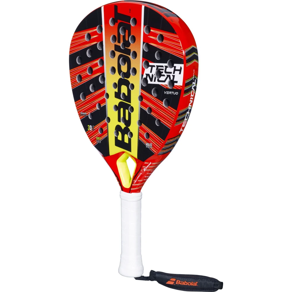 Babolat Technical Vertuo Padel Racket (Red/Black/Yellow) 4 Babolat Technical Vertuo Padel Racket (Red/Black/Yellow) - Image 2