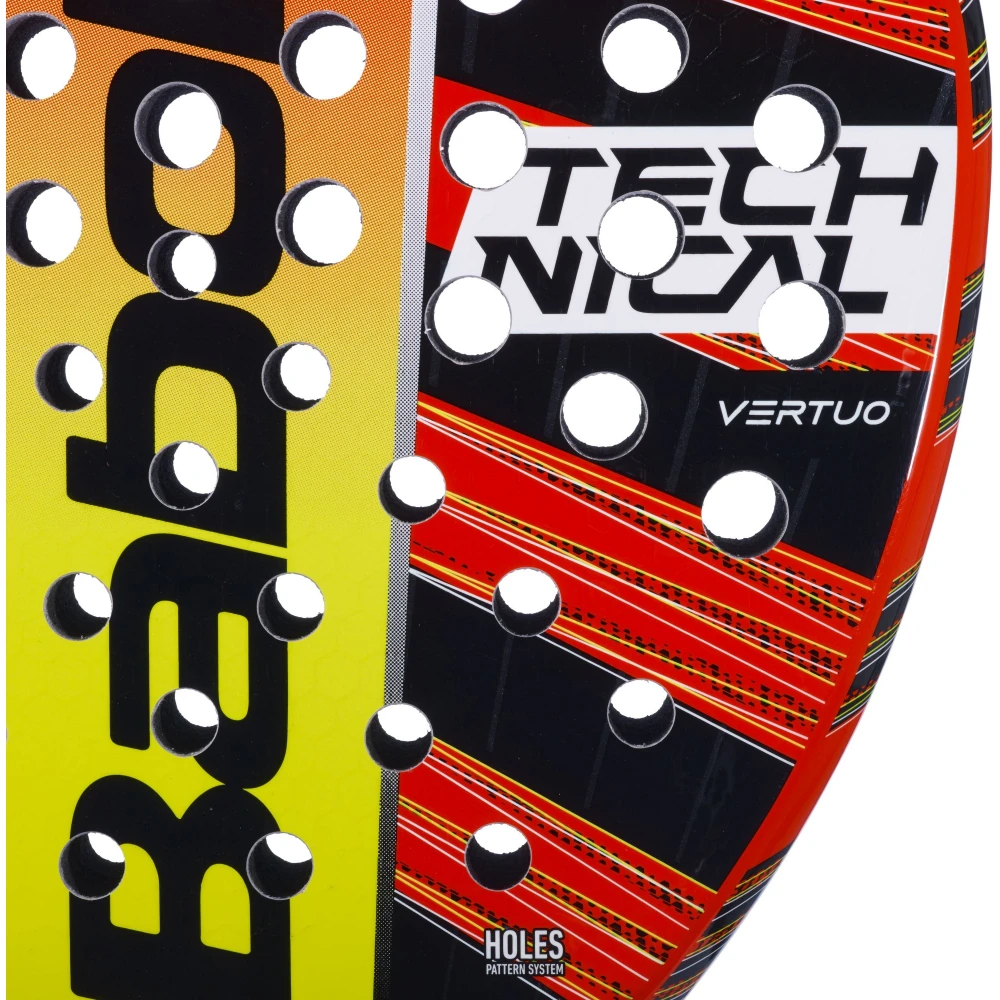 Babolat Technical Vertuo Padel Racket (Red/Black/Yellow) 5 Babolat Technical Vertuo Padel Racket (Red/Black/Yellow) - Image 3