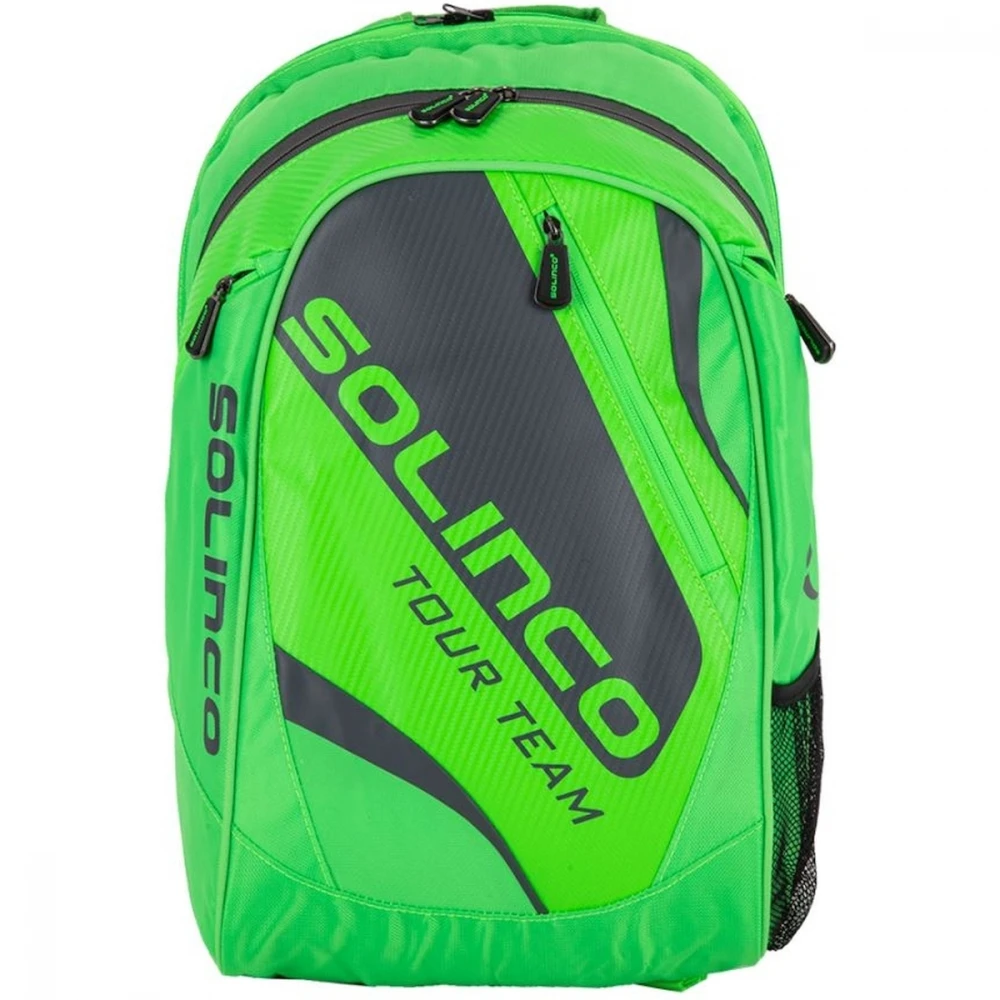 Solinco Tour Tennis Backpack (Full Neon Green) 5 Solinco Tour Tennis Backpack (Full Neon Green) - Image 3