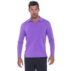BloqUV Men’s UPF 50+ Long-Sleeve Collared Shirt (Purple) -Tennis Equipment Shop 21004 purple 1000 1000