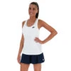 Lotto Women’s Squadra Tennis Tank Top (Brilliant White) -Tennis Equipment Shop 210392 07R Lotto Womens Squadra Tennis Tank Top Brilliant White a 1000 1000