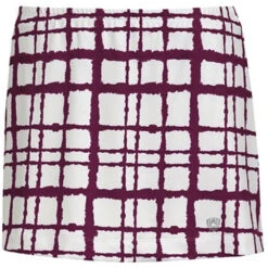 DUC Chaos Women’s Power Skirt (White/ Maroon)