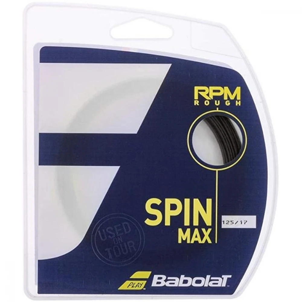 Babolat Rpm Rough Black Tennis String (Set) 3 Babolat Rpm Rough Black Tennis String (Set)