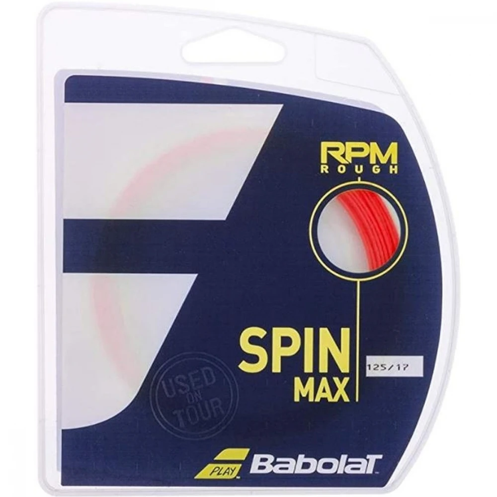 Babolat Rpm Rough Fluo Red Tennis String (Set) 3 Babolat Rpm Rough Fluo Red Tennis String (Set)