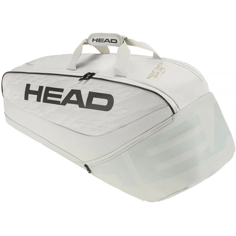 Head Pro X 6R Tennis Bag (Corduroy White/Black) 3 Head Pro X 6R Tennis Bag (Corduroy White/Black)