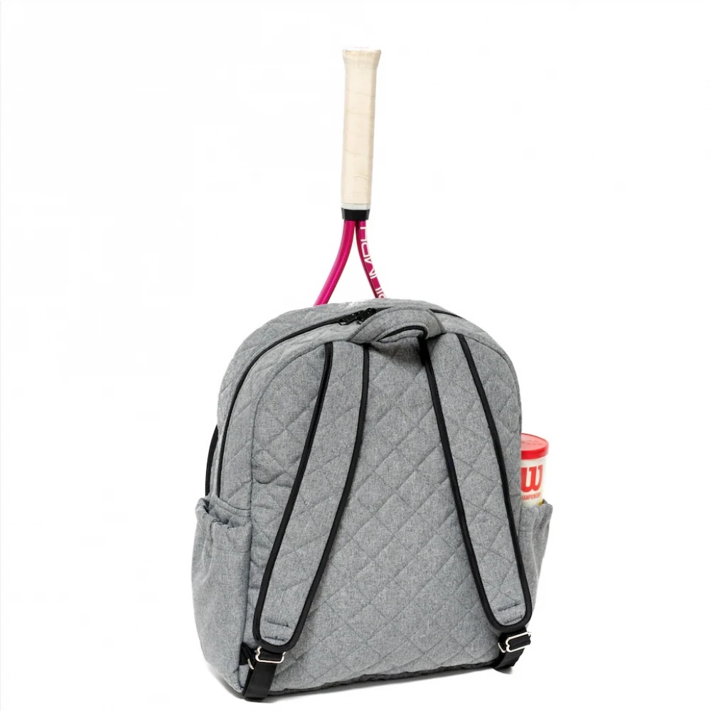 Cinda B Tennis Backpack (Heather Grey) 4 Cinda B Tennis Backpack (Heather Grey) - Image 2