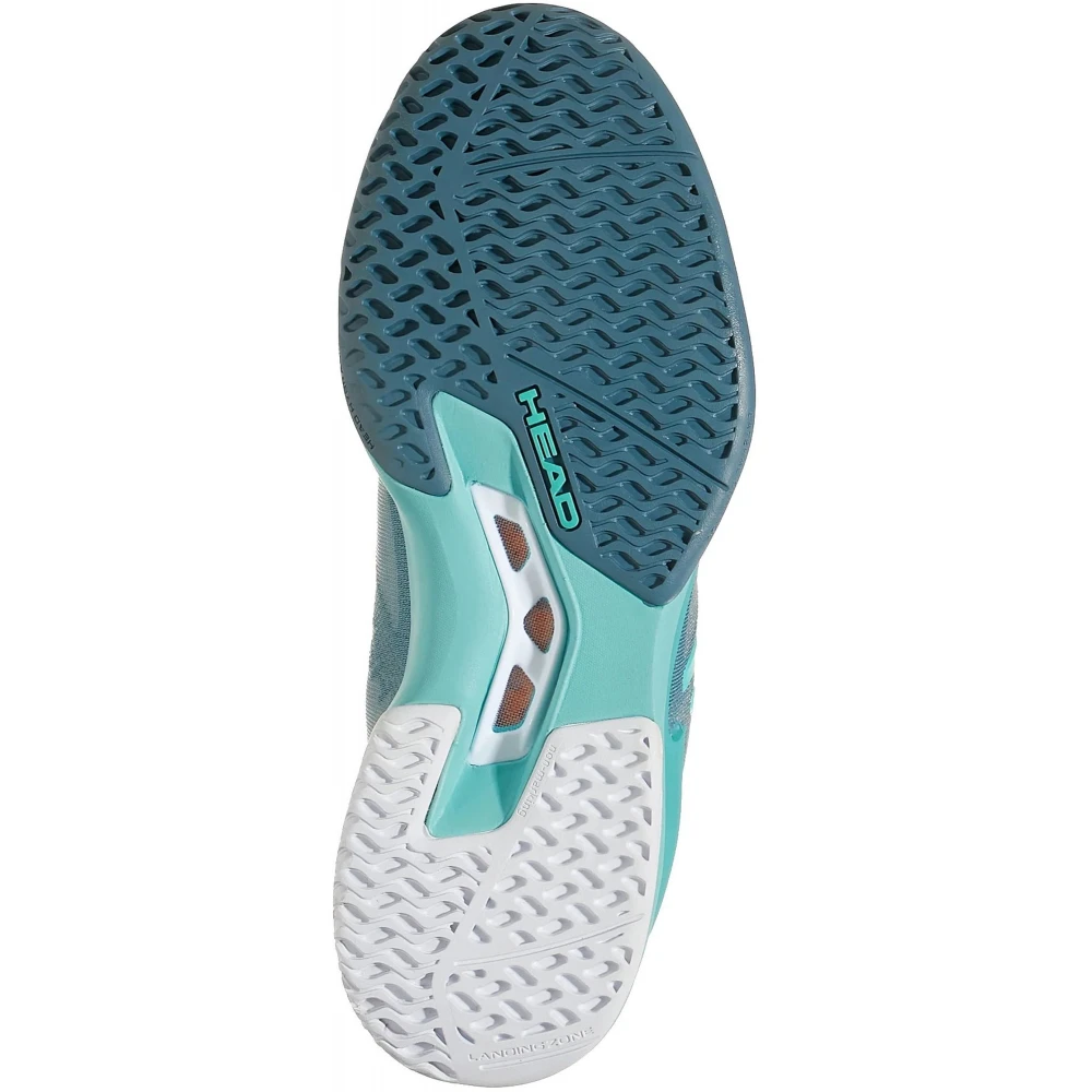 Head Women’s Sprint Pro 3.5 Tennis Shoes (Bluestone/Teal) - Image 3