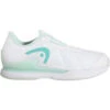 Head Women’s Sprint Pro 3.5 Tennis Shoes (White/Aqua) -Tennis Equipment Shop 274163 WHAQ Head Womens Sprint Pro 3.5 Tennis Shoes WhiteAqua a 1000 1000