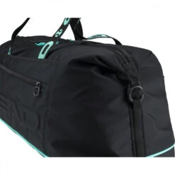 Head Coco Tennis Duffle Bag (Black/Mint) -Tennis Equipment Shop 283322 BKMI Head Coco Tennis Duffle Bag Angle 1000 1000