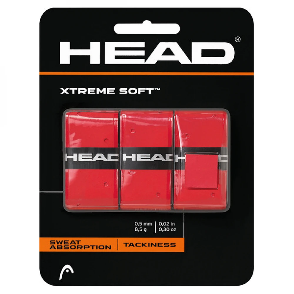 Head XtremeSoft Grip Overgrip (Red) 3 Head XtremeSoft Grip Overgrip (Red)