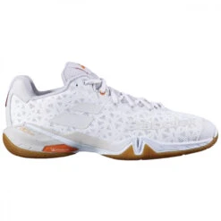 Babolat Men’s Shadow Tour Indoor Tennis And Padel Shoes (White/Grey)