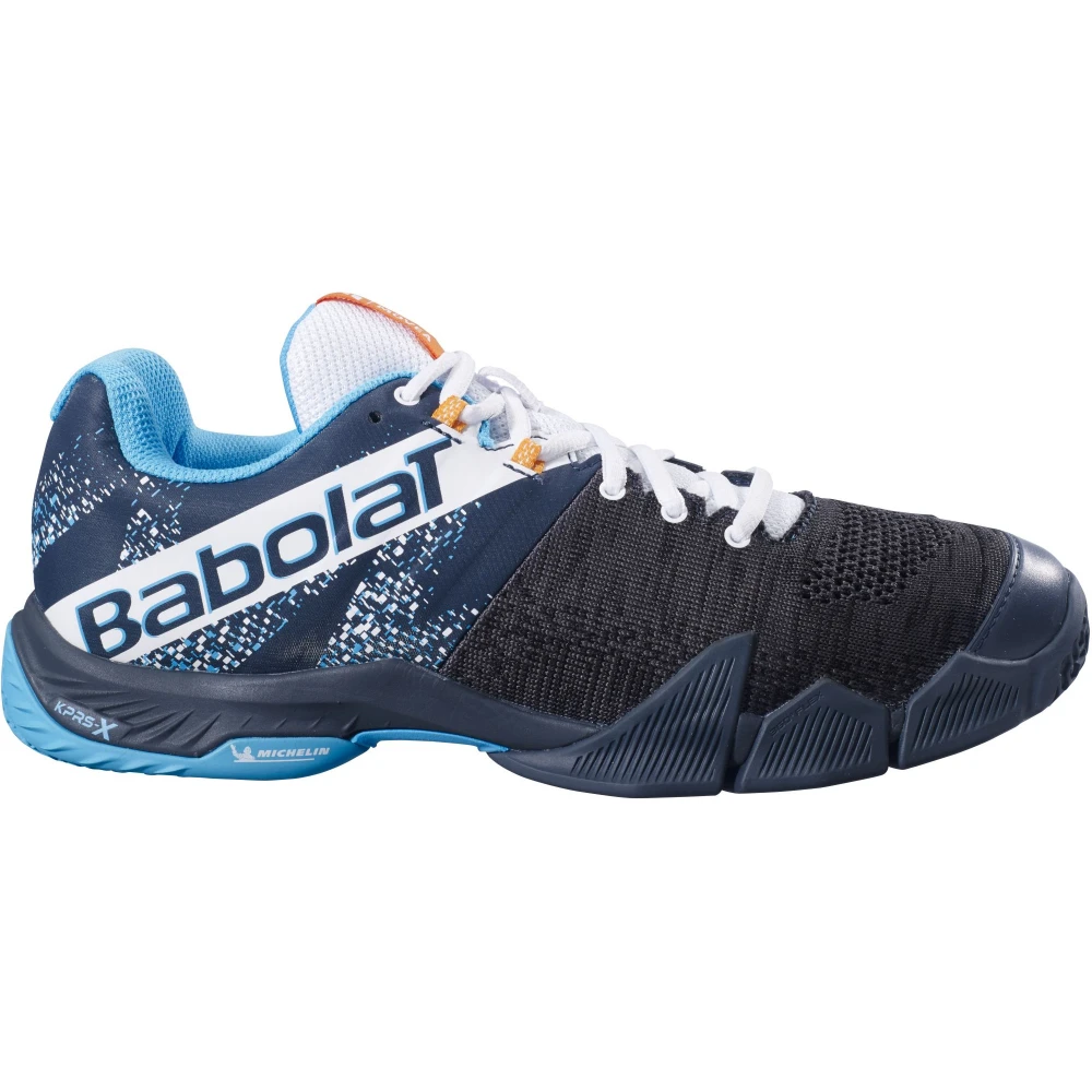 Babolat Men’s Movea Padel Shoes (Grey/Scuba Blue) 3 Babolat Men’s Movea Padel Shoes (Grey/Scuba Blue)