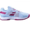 Babolat Women’s SFX3 All Court Tennis Shoes (Clearwater/Cherry) -Tennis Equipment Shop 31S22530 4098 babolat SFX3 womens all court tennis shoes clear water cherry right 1000 1000