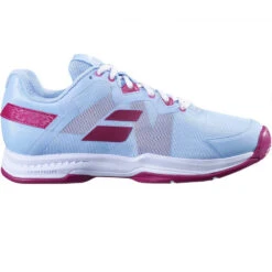 Babolat Women’s SFX3 All Court Tennis Shoes (Clearwater/Cherry)