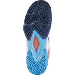 Babolat Women’s Sensa Padel Shoes (White/Canyon Sunset) 7 Babolat Women’s Sensa Padel Shoes (White/Canyon Sunset) -Tennis Equipment Shop 31S23757 1085 Babolat Womens Sensa Padel Shoes WhiteCanyon Sunset c 1000 1000