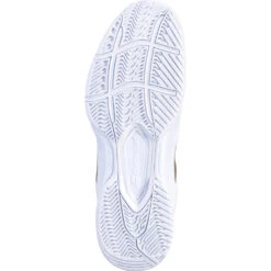 Babolat Women’s SFX3 All Court Wimbledon Tennis Shoes (White/Gold) 7 Babolat Women’s SFX3 All Court Wimbledon Tennis Shoes (White/Gold) -Tennis Equipment Shop 31S23885 1070 Babolat Womens SFX3 All Court Wimbledon Tennis Shoes WhiteGold c 1000 1000