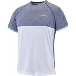Babolat Boy’s Play Crew Neck Tennis Tee (White/Blue Heather) 7 Babolat Boy’s Play Crew Neck Tennis Tee (White/Blue Heather) -Tennis Equipment Shop 3BTE011 1079 Babolat Boys Play Crew Neck Tennis Tee WhiteBlue Heather c 1000 1000