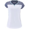 Babolat Girl’s Play Cap Sleeve Tennis Tee (White/Blue Heather) 2 Babolat Girl’s Play Cap Sleeve Tennis Tee (White/Blue Heather) -Tennis Equipment Shop 3GTE011 1079 Babolat Girls Play Cap Sleeve Tennis Tee WhiteBlue Heather a 1000 1000