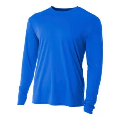 A4 Men’s Performance Long Sleeve Crew (Royal)