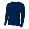 A4 Men’s Performance Long Sleeve Crew (Navy)