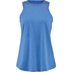 Babolat Women’s Exercise Cotton Tennis Training Tank Top (French Blue Heather)