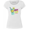 Babolat Women’s Exercise “Fresh Ace” Message Tennis Training Tee (White)