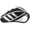 Adidas Tour 12 Racquet Tennis Bag (Black/White/Silver) -Tennis Equipment Shop 51457721 1000 1000
