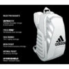 Adidas Tour Tennis Racquet Backpack (Black/White/Silver) -Tennis Equipment Shop 51457732 1000 1000