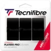 Tecnifibre Players Pro Overgrip 3-Pack (Black) -Tennis Equipment Shop 52ATPPLABK Tecnifibre Players Pro Overgrip 3pk Black a 1000 1000