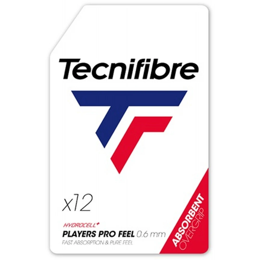 Tecnifibre Players ProFeel Overgrip 12-Pack (White) 3 Tecnifibre Players ProFeel Overgrip 12-Pack (White)