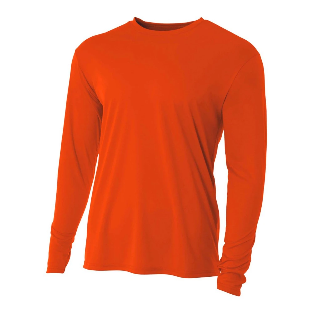 A4 Men’s Performance Long Sleeve Crew (Orange) 3 A4 Men’s Performance Long Sleeve Crew (Orange)