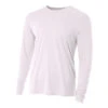 A4 Men’s Performance Long Sleeve Crew (White) 1 A4 Men’s Performance Long Sleeve Crew (White) -Tennis Equipment Shop 5970 fl1 1000 1000