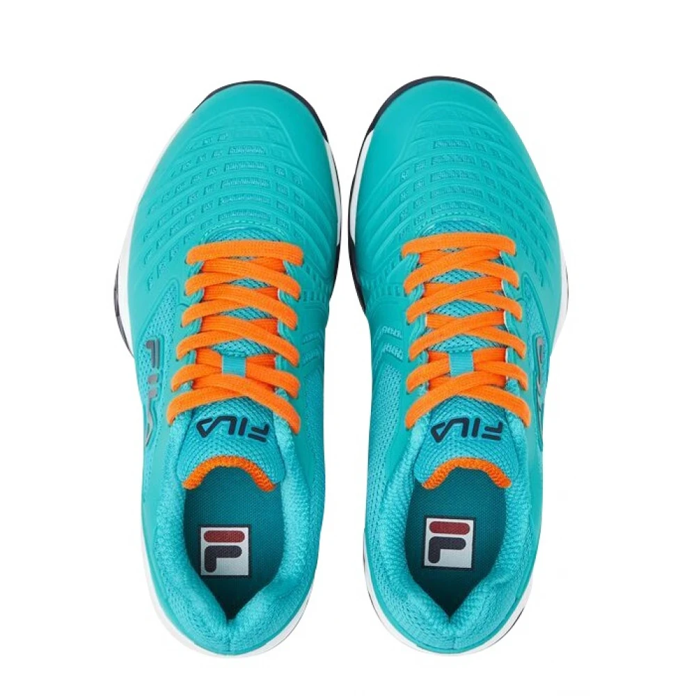 Fila Women’s Axilus 2 Energized Tennis Shoes (Ceramic/Vibrant Orange/Maritime Blue) 5 Fila Women’s Axilus 2 Energized Tennis Shoes (Ceramic/Vibrant Orange/Maritime Blue) - Image 3