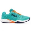 Fila Women’s Axilus 2 Energized Tennis Shoes (Ceramic/Vibrant Orange/Maritime Blue) -Tennis Equipment Shop 5TM01736 441 Fila Womens Axilus 2 Energized Tennis Shoes Ceramic Vibrant Orange Maritime Blue1 1000 1000