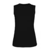 Sofibella Women’s Classic Sleeveless Tennis Top (Black) -Tennis Equipment Shop 7003 front black 1000 1000
