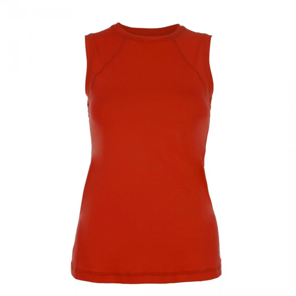 Sofibella Women’s Classic Sleeveless Tennis Top (Red) 3 Sofibella Women’s Classic Sleeveless Tennis Top (Red)