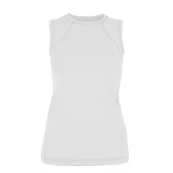 Sofibella Women’s Classic Sleeveless Tennis Top (White)