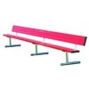 Permanent 7 1/2 Foot Bench W/ Back (Assorted Colors) 1 Permanent 7 1/2 Foot Bench W/ Back (Assorted Colors) -Tennis Equipment Shop 75 permanent bench back assorted colors bepb08c 1000 1000