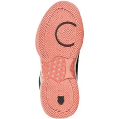 K-Swiss Women’s Express Light Pickleball Shoes (Asphalt/Steel Gray/Peach) -Tennis Equipment Shop 96563 036 K Swiss Womens Express Light Pickleball Shoes AsphaltSteel GrayPeach c 1000 1000