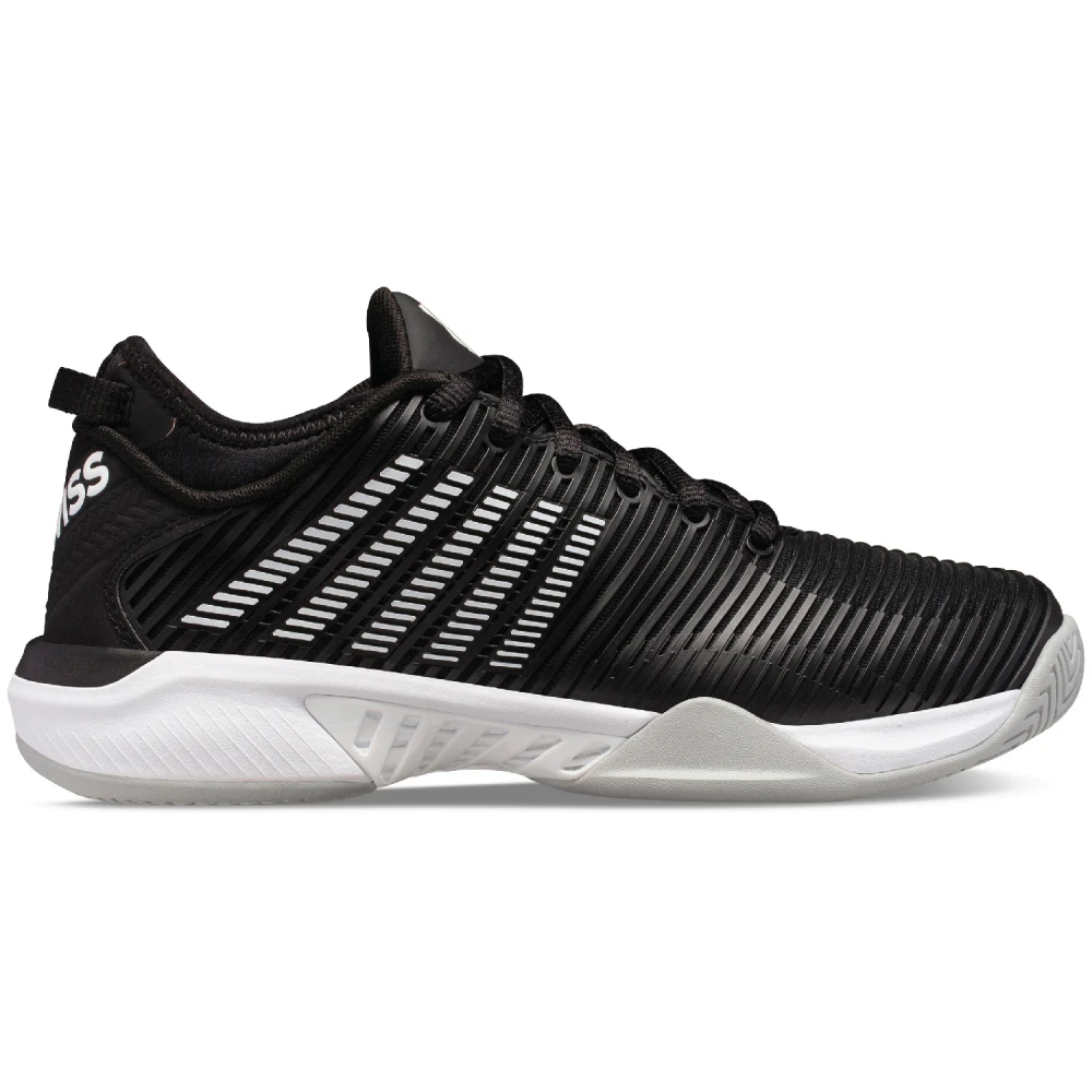 K-Swiss Women’s Hypercourt Supreme Tennis Shoes, Black/White/High-Rise 3 K-Swiss Women’s Hypercourt Supreme Tennis Shoes, Black/White/High-Rise