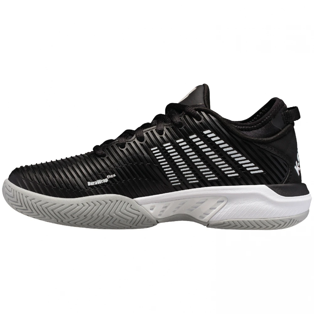 K-Swiss Women’s Hypercourt Supreme Tennis Shoes, Black/White/High-Rise 4 K-Swiss Women’s Hypercourt Supreme Tennis Shoes, Black/White/High-Rise - Image 2